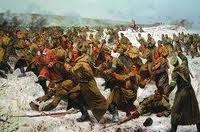 Картина Л. Перфецького «Битва під Крутами»