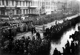 Солдатська демонстрація під час Лютневої революції 1917 р., Петроград