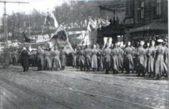 Загони «полуботківців» у центрі Києва, березень 1917