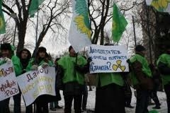 Активісти Партії зелених агітують проти будівництва в Україні атомного могильника