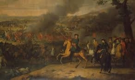 «Петро I в Полтавській битві». Луї Каравак, 1718