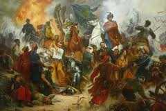 Б. Хмельницький почав бій з поляками під Жовтими Водами (1648)