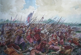 Битва под Кнутом 1652 А. Серебряков