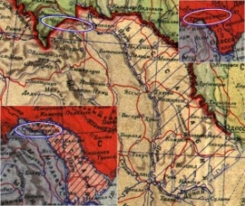 Северная Буковина на карте