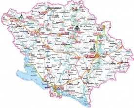 Карта Полтавської області