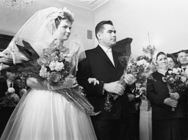 Свадьба Валентины Терешковой и Андрияна Николаева