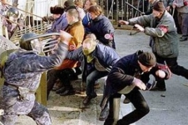 Розгін міліцією учасників акції «Україна без Кучми», 9 березня 2000