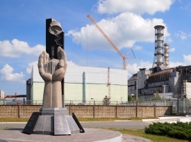 Чернобыль. Памятник участникам ликвидации на ЧАЭС